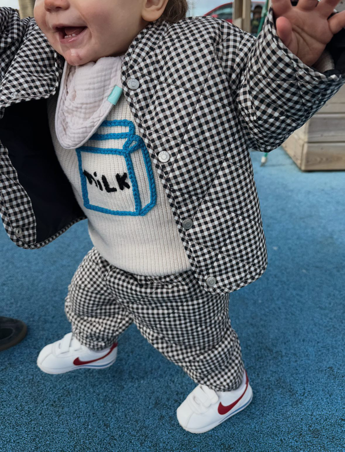 Milk Carton Oversized Knit Jumper