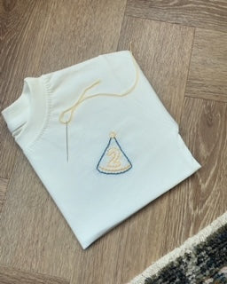 Embroidered Birthday T Shirt