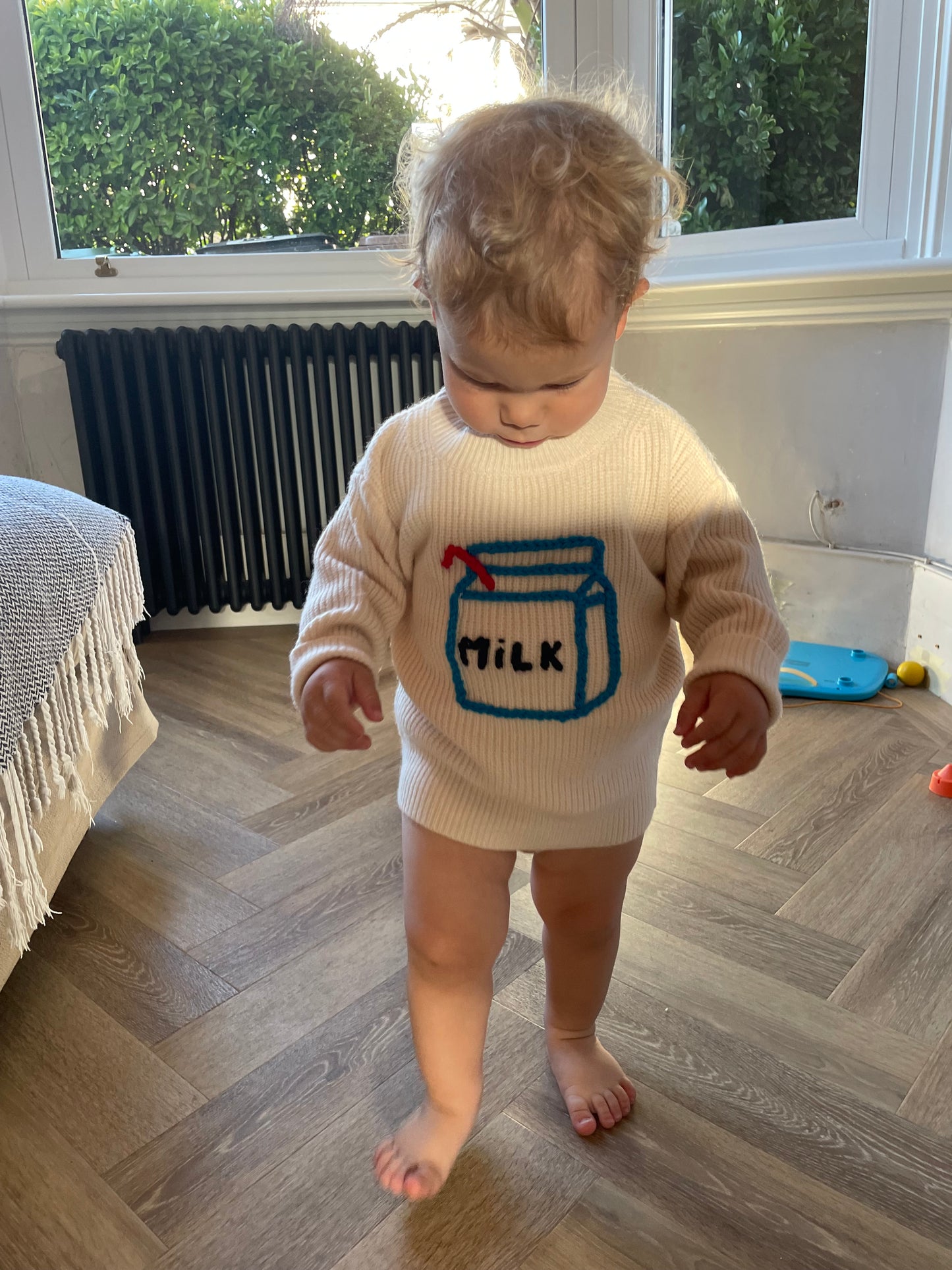 Milk Carton Oversized Knit Jumper