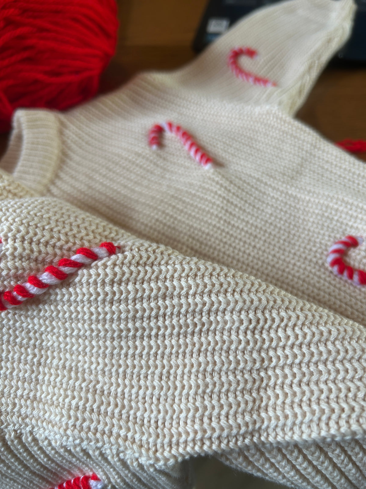 Candy candy oversized christmas jumper
