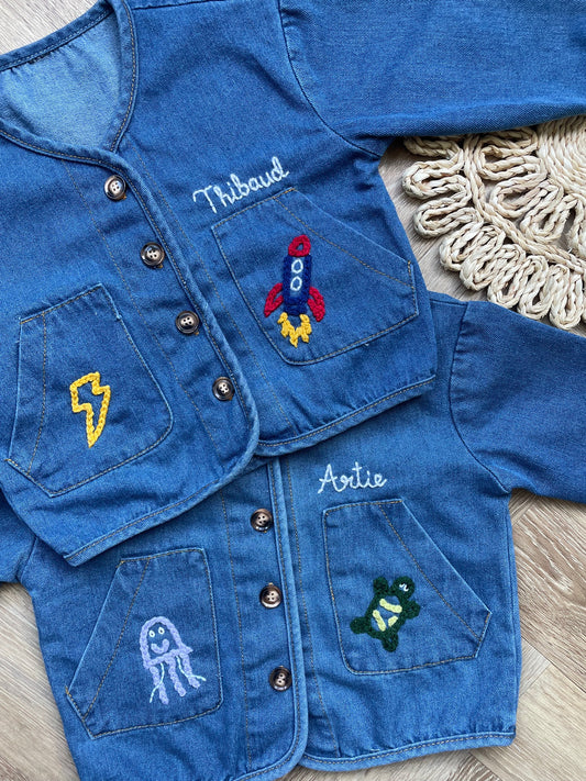 Personalised Children's Denim Jacket