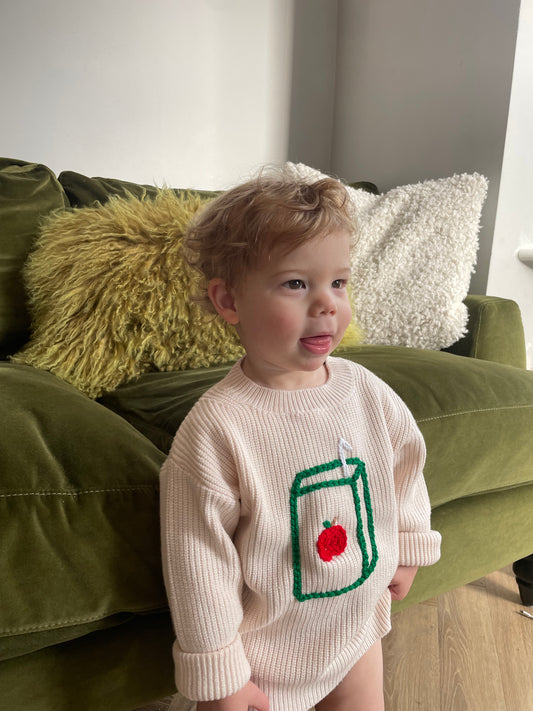 Apple Juice Oversized Knit Jumper