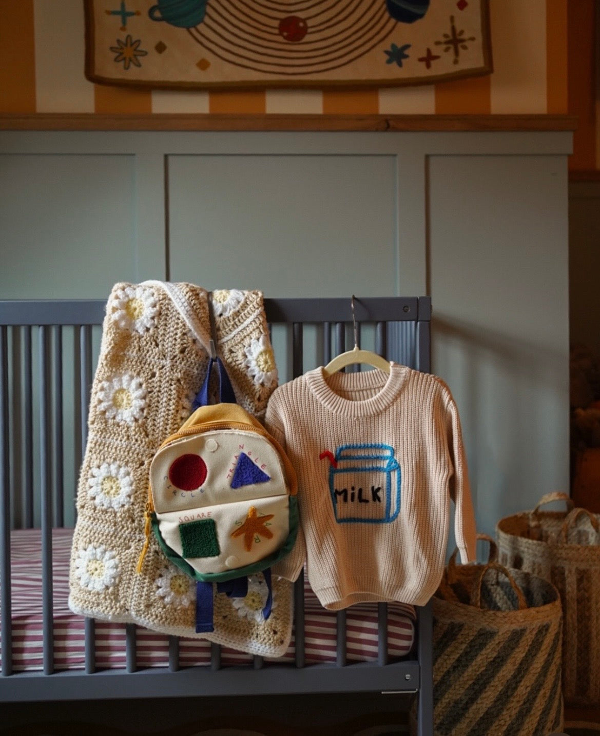 Milk Carton Oversized Knit Jumper