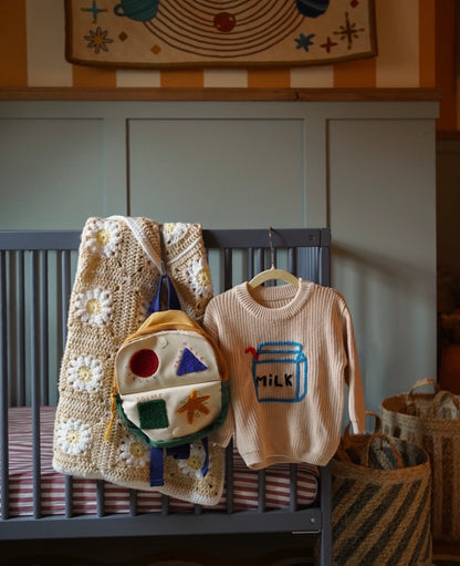 Milk Carton Oversized Knit Jumper